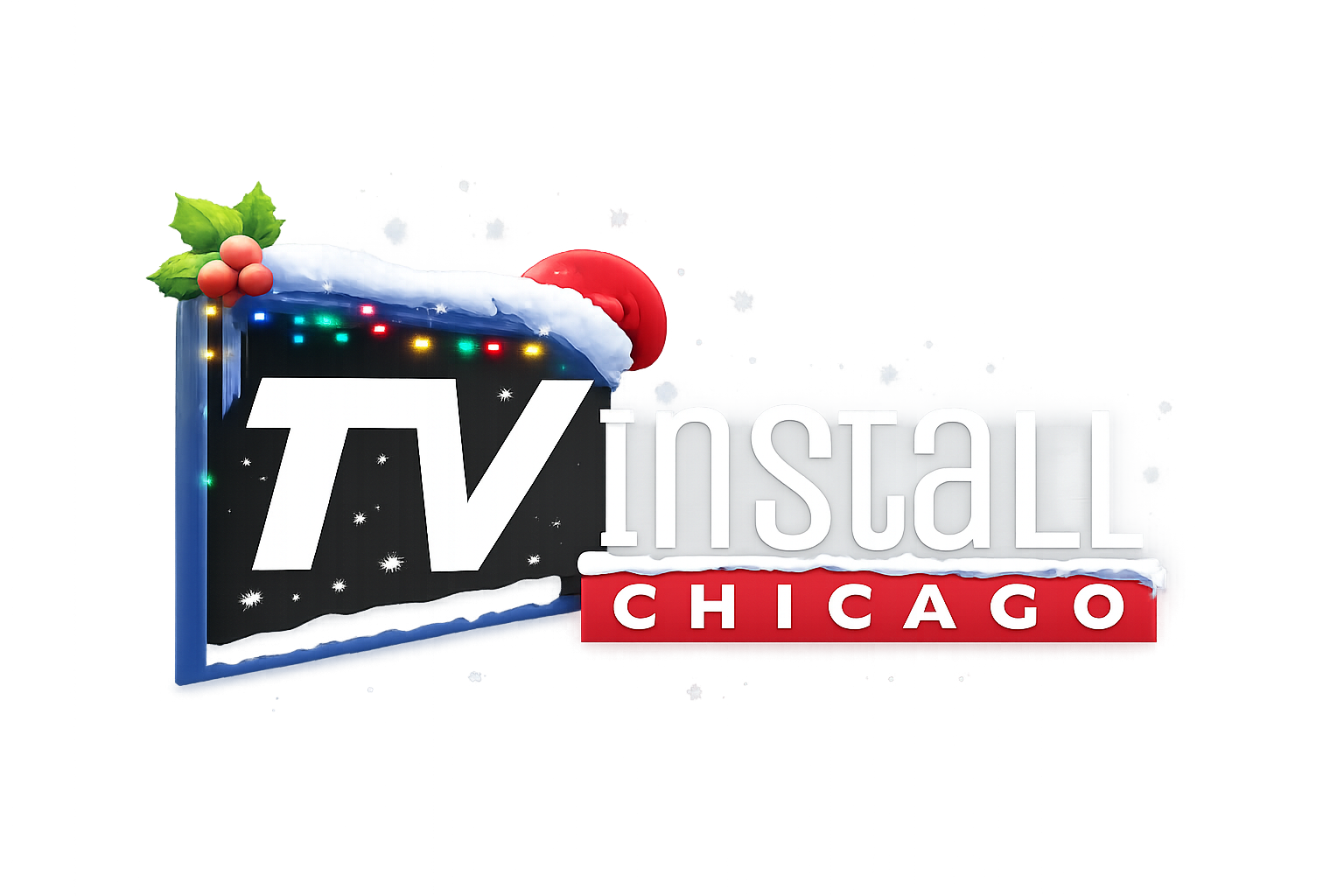 TV Install Chicago Christmas Logo